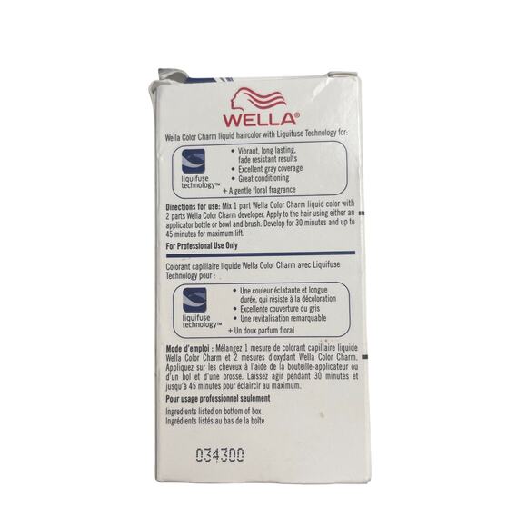 Wella Color Charm 12A/1210 Frosty Permanent Liquid Hair Color - 1.4oz Hair Color - Picture 3 of 5